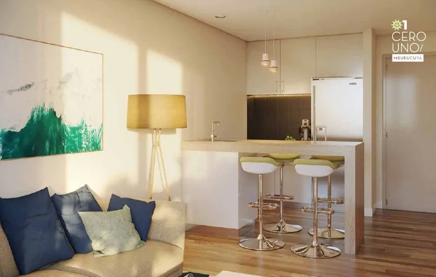Departamento de 1 dormitorio en Edificio 01 Mburucuyá — foto 2