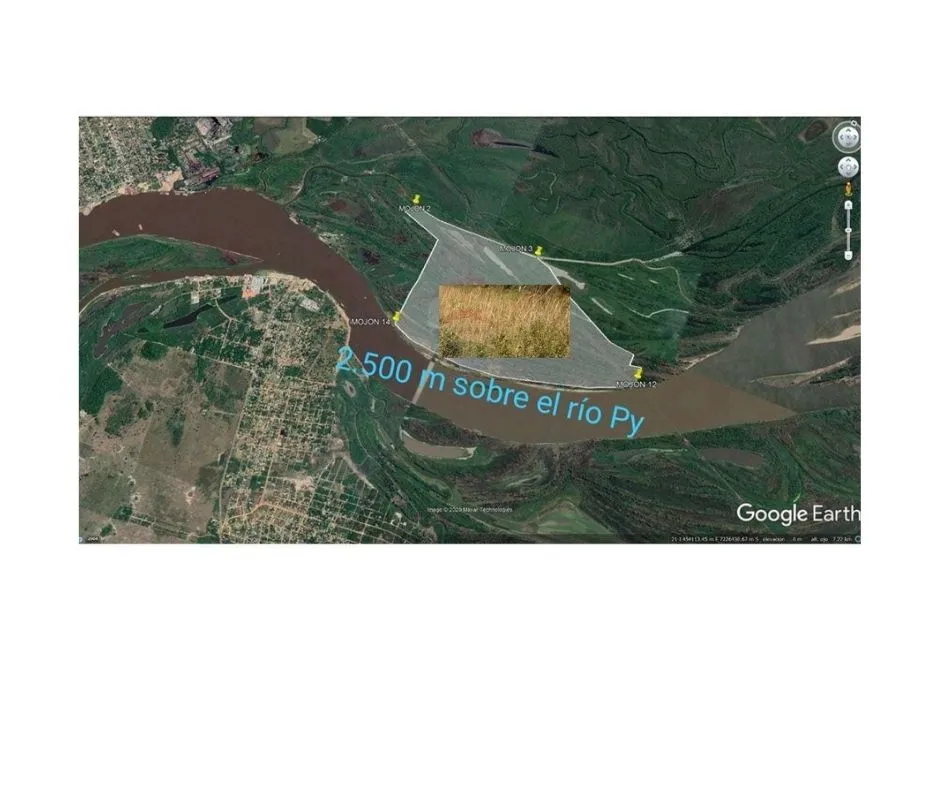 VENDO PROPIEDAD SOBRE EL RIO PARAGUAY 333 Hectáreas 2,500,000 USD — foto 2