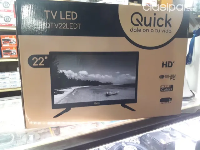 TV LED Quick 22 pulgadas. Nuevos con Garantía. Delivery. #1731961