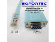 Cable RJ45 a Serial RS232 - Soportec Informatica