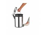BASURERO INOX A PEDAL TRX A PEDAL TRAMONTINA 30 LITROS