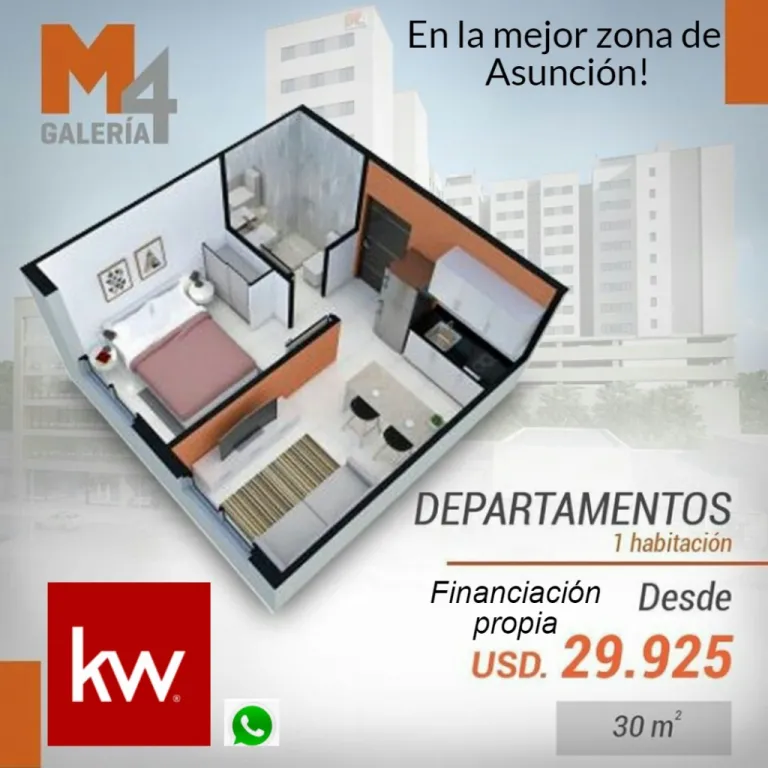 MONOAMBIENTE - DEPARTAMENTOS DE 1 2 Y 3 HABITACIONES — foto 2