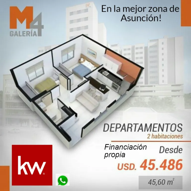 MONOAMBIENTE - DEPARTAMENTOS DE 1 2 Y 3 HABITACIONES — foto 3