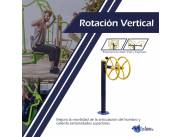 Ejercicio al aire libre - maquina rotación vertical