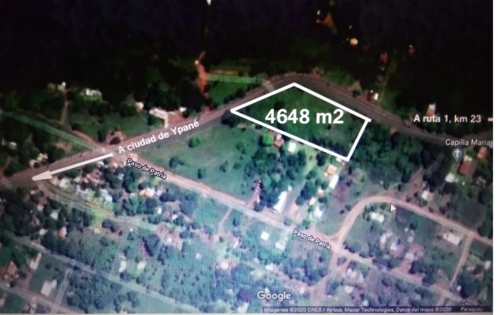 VENDO PROPIEDAD EN YPANE – PASO DE ORO: 4.648 M2 — foto 3