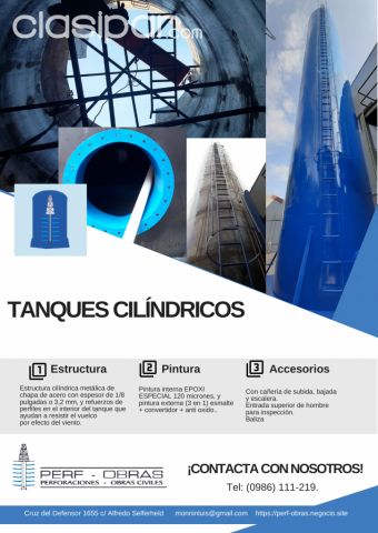 Construcción - TANQUE METÁLICO CILÍNDRICO