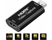 CAPTURADORA HDMI , RECIBE SEÑAL HDMI POR MEDIO DE USB