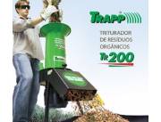 TRITURADOR DE RESIDUOS ORGANICOS TRAPP TR200 !! NUEVOS CON GARANTIA ! DELIVERY SIN COSTO