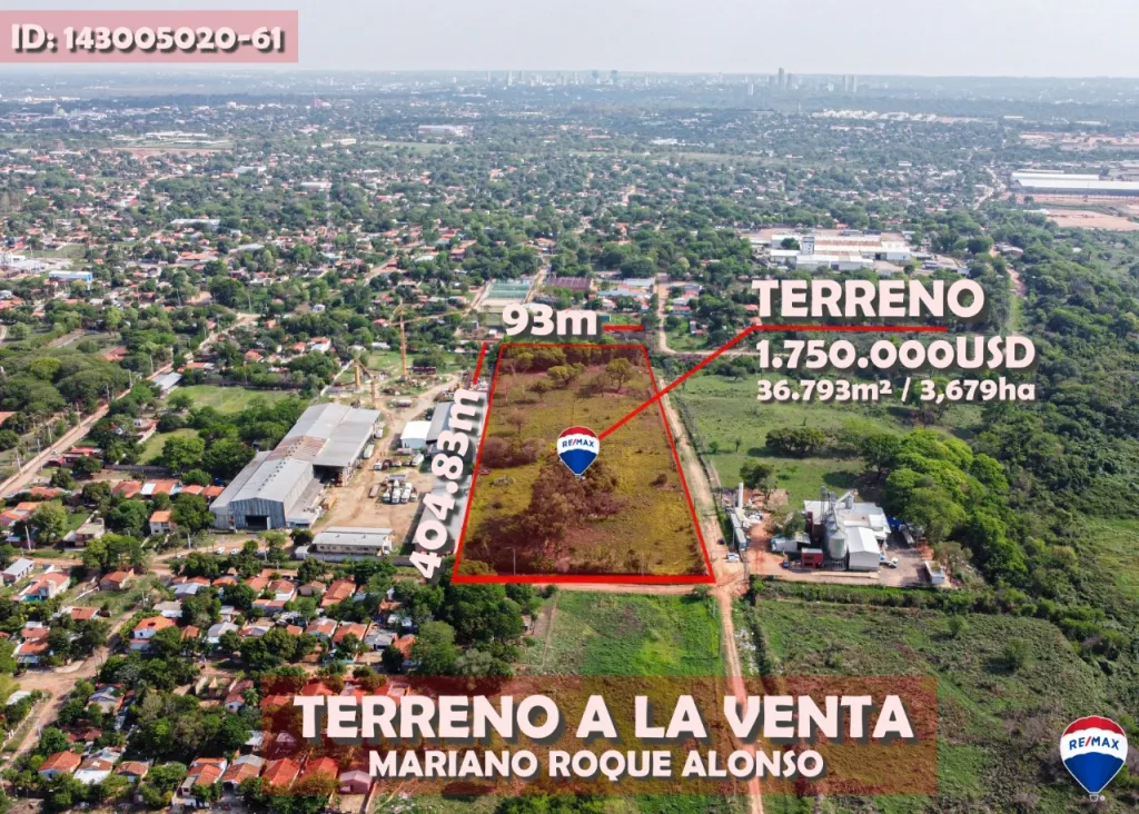 VENDO 3.6 ha en MARIANO ROQUE ALONSO — foto 3
