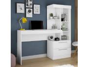 ESCRITORIO OFFICE C/ COMODA ABBA BLANCO FLEX NT2010