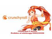 crunchyroll por 6 meses