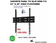 Soporte para TV Fijo Pared KPM 715 de 23 a 46 Cuide Su Tv