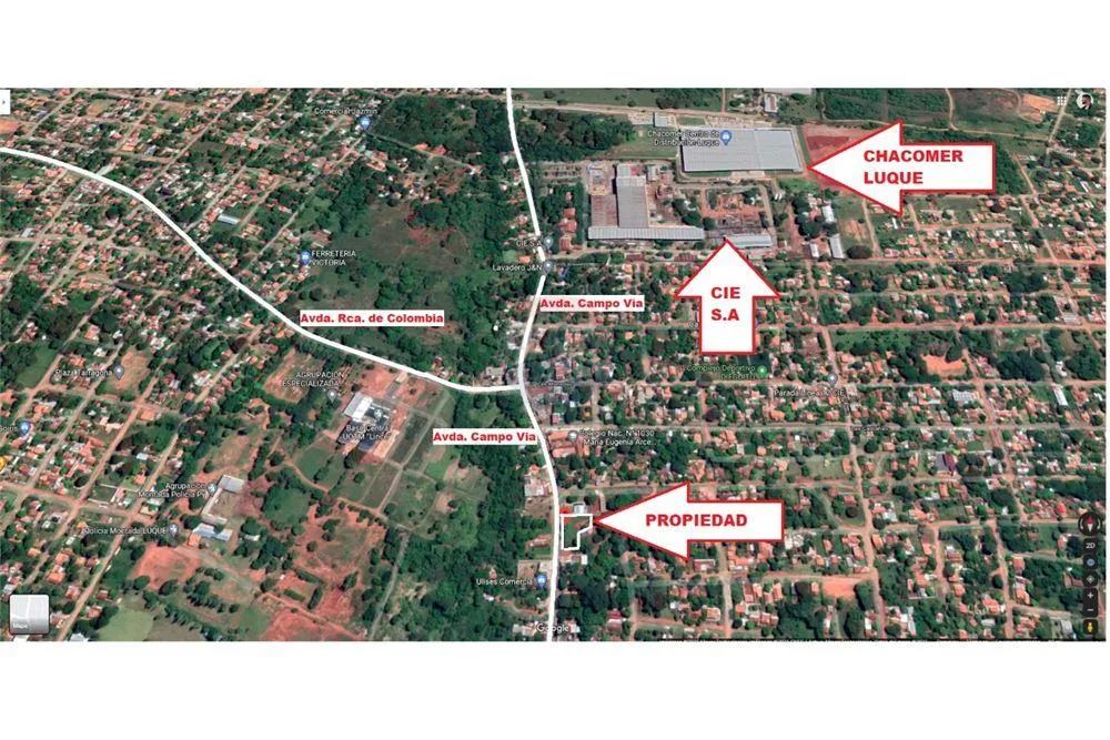 VENDO TERRENO EN LUQUE SOBRE CAMPO VIA-ISLA BOGADO — foto 2