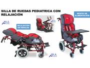 SILLA DE RUEDAS PARA NIÑOS CON RELAJACIÓN