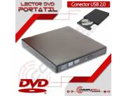 Lector DVD Portatil USB2.0 Ultra Delgado