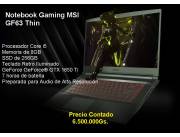 Notebook Gaming MSI GF63 Thin 9SCX-005US