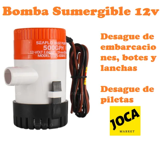Bomba de agua sumergible 12V, Bomba de agua de 12V Paraguay