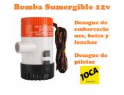 Bomba Sumergible 12v para embarcaciones, lanchas y botes