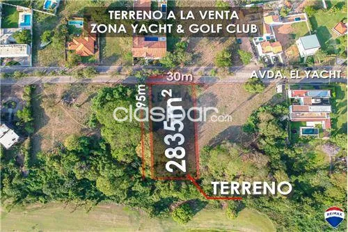 VENDO TERRENO SOBRE AVDA DEL YACHT. — foto 2