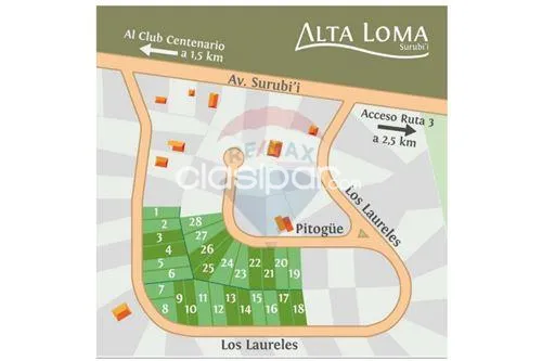 Urbanizacion ALTA LOMA, Lotes en Venta Surubii. — foto 3