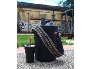 Termo forrado - LUK TERMOLAR NEGRO CON FAJA CUADRILLÉ