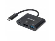 CONVERSOR USB-C/HDMI-USB3.0-USB-C MANHATTAN 152037