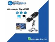 Microscopio digital USB 1000X, con 8 led - Herramientas para Técnicos Electrónicos