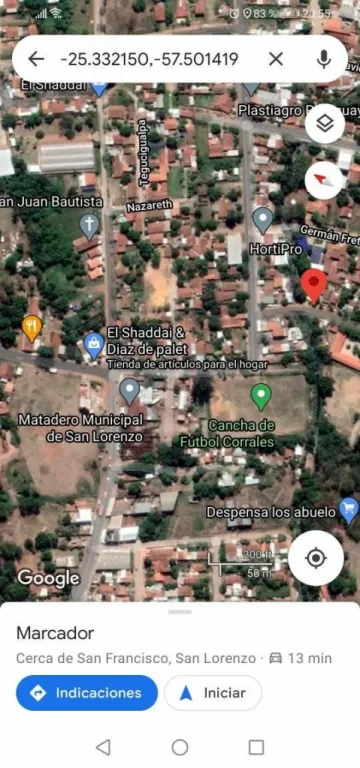 VENDO OFERTO TERRENO CON CASA A DEMOLER A MINUTOS DEL CENTRO DE SAN LORENZO — foto 2