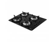 ANAFE FOGATTI COOKTOP 4 HORNALLAS V400 NEGRO ABBA