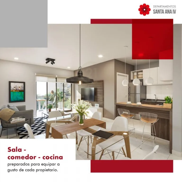 NUEVO LANZAMIENTO DEPARTAMENTOS SANTA ANA IV de 1 y 2 DORMITORIO. — foto 3