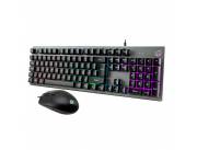 TECLADO+MOUSE HP USB GAMING KM300F RGB ESP/ GRIS