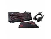 TECLADO THERMAL USB 4IN1 MOUSE+PAD+FONE ING TRICOLOR KB-GCK-PLBLUS-01