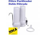 Filtro Purificador de Agua Sobre Mesada Doble Filtro