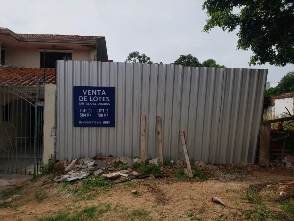 Venta de terrenos baldíos listos para construcción, en Asunción zona Recoleta — foto 2