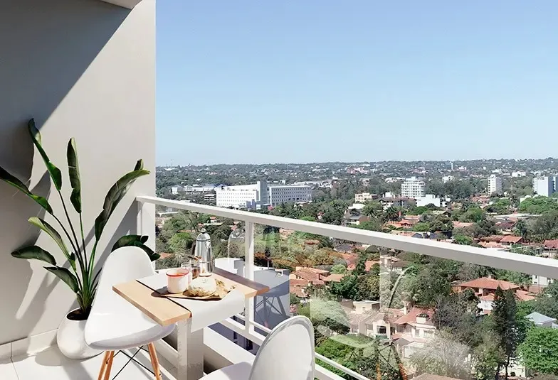 Vendo Departamento de 2 dormitorios Edificio Habitalis Lynch, Bo. Santa Maria - Asuncion — foto 3
