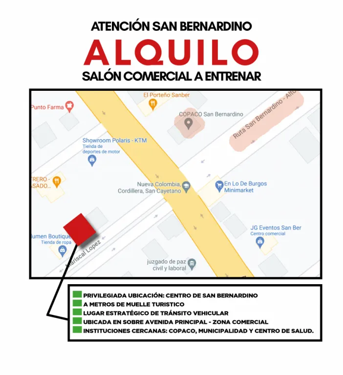 SALON COMERCIAL EN SAN BERNARDINO — foto 2