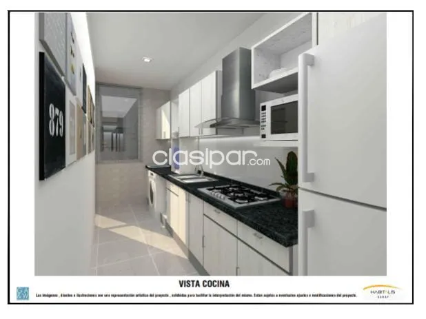 Vendo Departamento de 2 dormitorios en Edificio Habitalis Garay, Bo. Villa Morra — foto 3