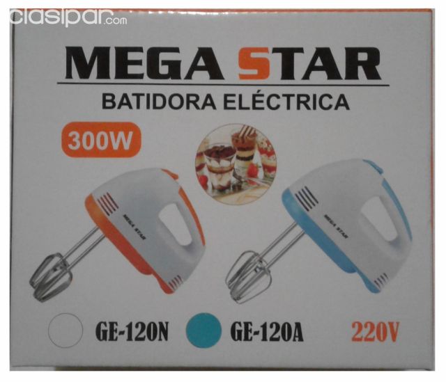 Batidora Manual Electrica Megat Star 300W