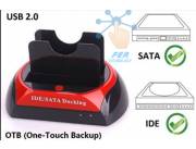 DOCKING 875D ADAPTADOR DE DISCO DURO SATA E IDE HDD 2.5 y 3.5