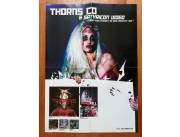 Póster promocional Thorns & Satyricon 69 x 49,5 cm NUEVO