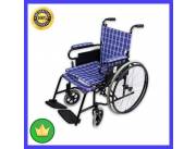 silla de ruedas de acero compacta