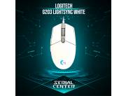 MOUSE LOGITECH G203 LIGHSTSYNC WHITE