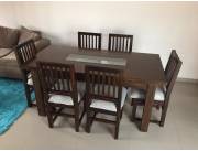Juegos de comedor madera maciza