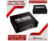 Extractor de Audio y Video HDMI