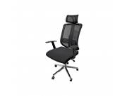 SILLA GIRATORIA TELA MESH CON CABEZAL