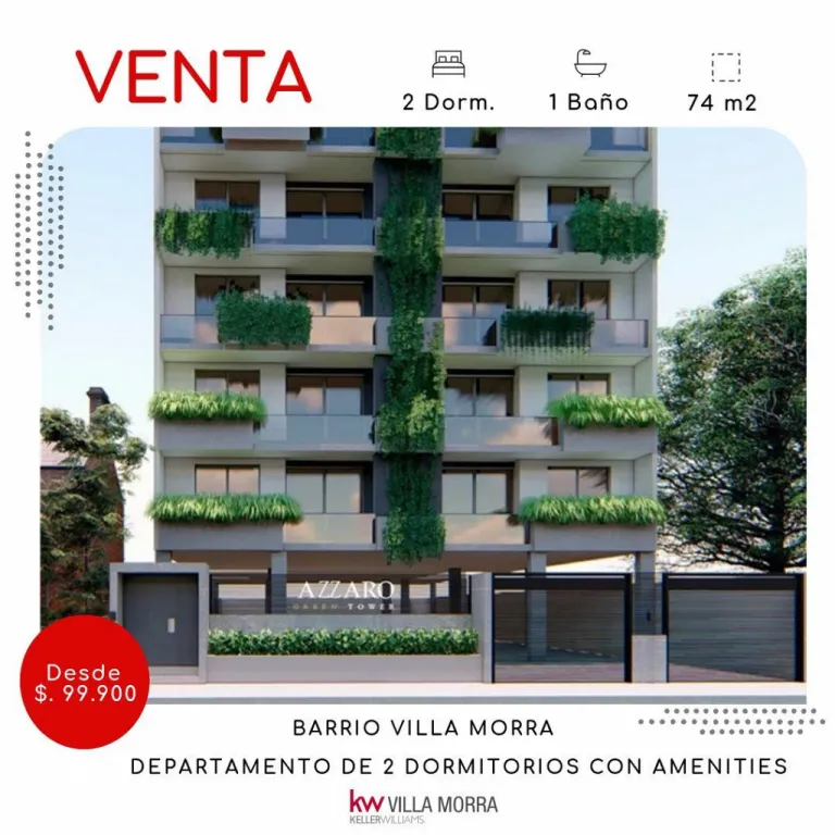 Vendo Dpto de 2 Dorm en Pozo en Villa Morra — foto 2