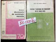 Vendo libros breve diccionario de sociología marxista e iglesia y sociedad en py