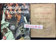 Vendo libros geografía económica y los seguros de aviación