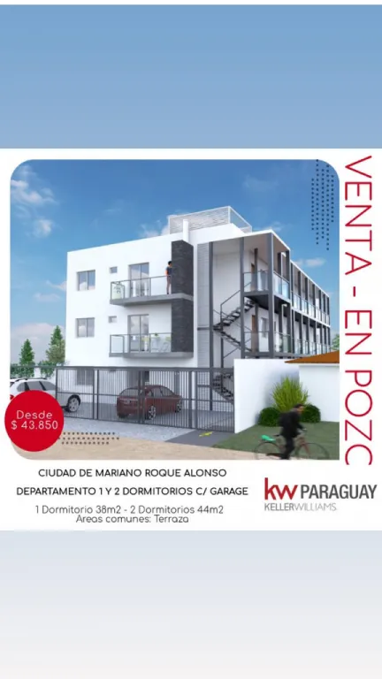 Vendo Dpto de 1 Dorm Zona Mariano Roque Alonso. — foto 2