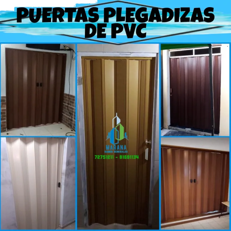 PUERTAS PLEGADIZAS DE PVC FÁCILES DE INSTALAR!!! — foto 2